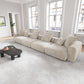 Corduroy 4-Seater Sofa in Sandstone