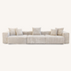 Corduroy 3-Seater Sofa in Sandstone