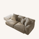 Corduroy 5‑Seat Modular Pit Sectional in Mocha