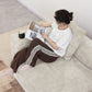 Corduroy 3-Seater Sectional in Sandstone