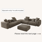 Slipcovers only! Corduroy 5-Seat Corner Sectional + Ottoman in Mocha