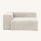 Corduroy Left Facing Armrest in Sandstone