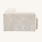 Corduroy Left Facing Armrest in Sandstone
