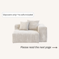 Slipcovers only! Corduroy Right Facing Armrest in Sandstone