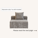 Slipcovers only! Corduroy Median in Mocha