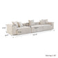 Corduroy 3-Seater Sofa in Sandstone