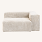Corduroy Right Facing Armrest in Sandstone