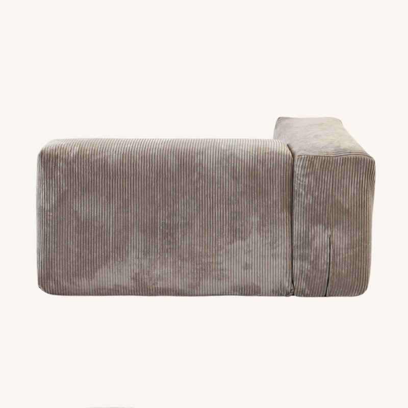 Corduroy L&R Facing Armrest in Mocha