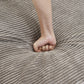 Corduroy 3-Seat Lounger Sofa in Mocha